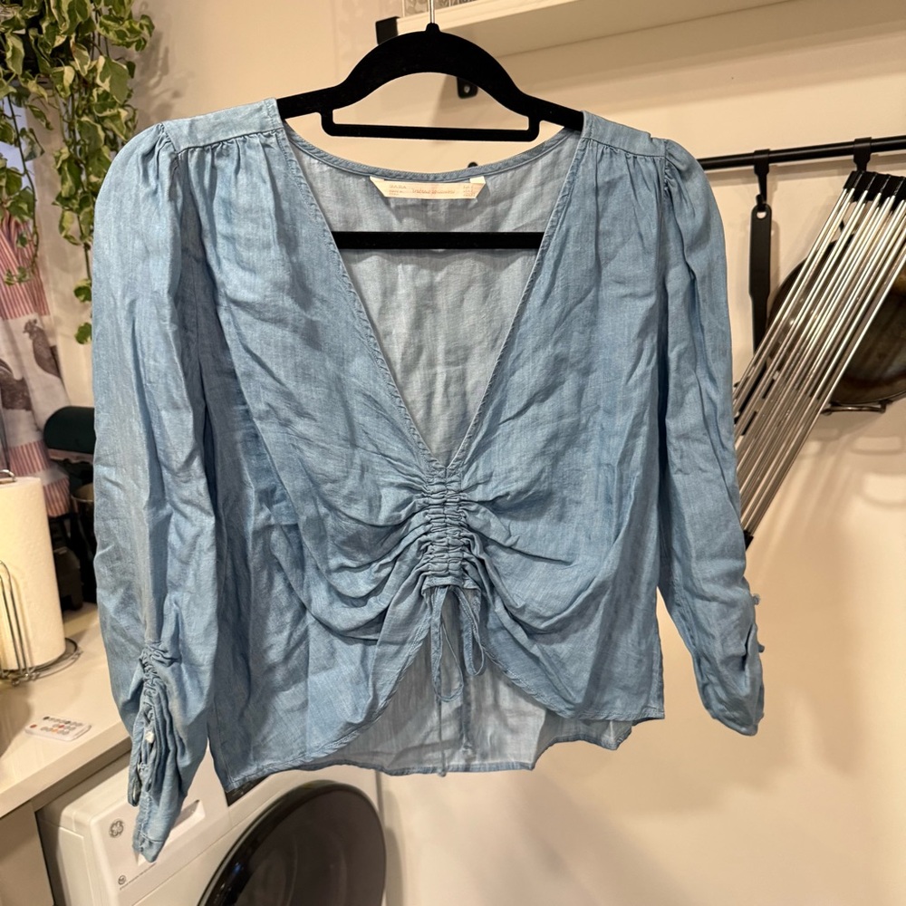 Zara Ruched Cropped Top
